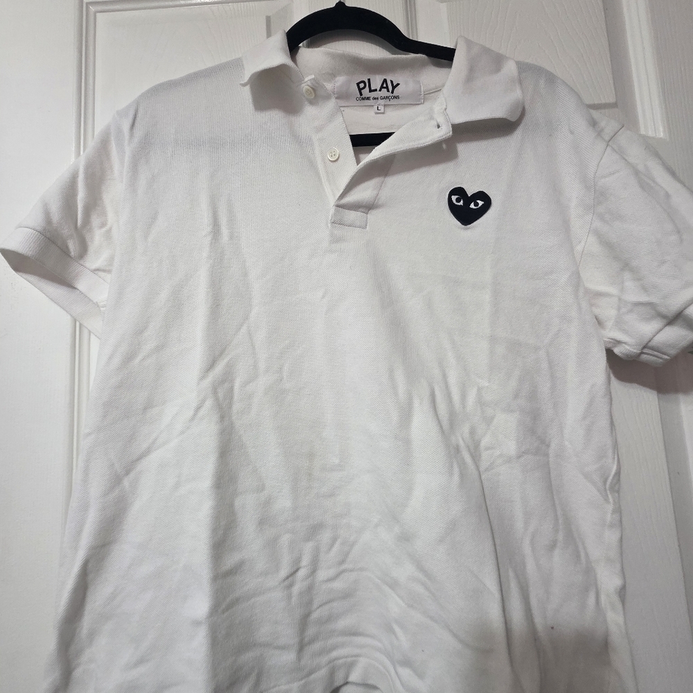 PLAY COMME des GARCONS Short Sleeve Shirts white L Used